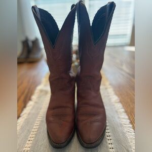 Women’s Brown Leather Cowboy Boots